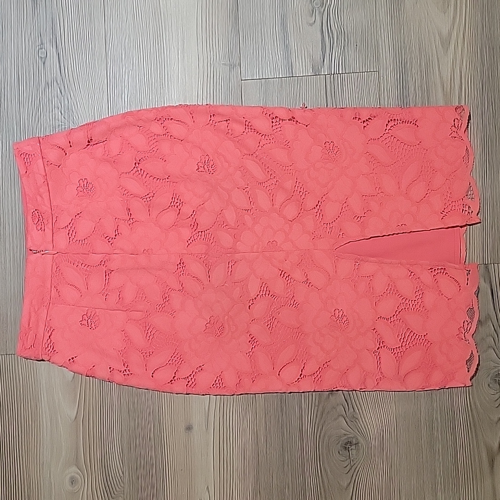 Bebe Lace Skirt & Top Coral - Picture 4 of 12